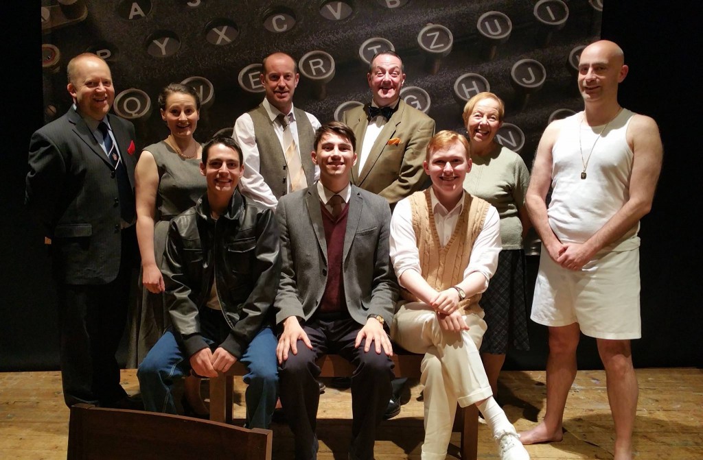 The cast of the 2015 production of Breaking The Code by Hugh Whitemore